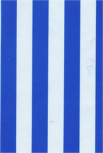 Oilcloth yardage in a wide awning stripe- a summertime classic! Is it circus? Is it contemporary? Up to you! We love them all. These colorful stripes are about 1