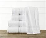 Sweet South line of bath linens from 1888 Mills are made from American Grown Cotton, which is also woven and sewn in the USA. High Quality construction. Dries fast, strongly woven, and very little shrinkage. This oversized, plain white cotton bath towel m