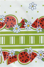 Reunion Lime Green Oil Cloth, Yardage