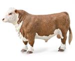 Hereford Bull figurine Measures 4.9