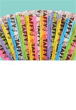 Nostalgic flat, pullable salt water taffy candy