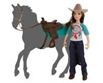  Meet Breyer Horses newest rider for Classics Size and Freedom Series model horses! Natalie, Breyer's new 6” articulated Western rider doll, is dressed in the latest cowgirl cool and is ready to saddle up. This set includes a 6” articulated rider, Western