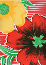 Mali on Red Oil Cloth, Full Bolt