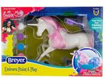 Painting is a beloved activity by Breyer fans of all ages, and now there’s a unicorn they’ll want to add to their herd! This fun kit includes everything needed to paint a colorful unicorn: 1 unpainted unicorn, 1 paintbrush, 6 paint pots, and 1 hairbrush.