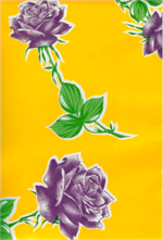 Havana on Yellow Oil Cloth, Yardage